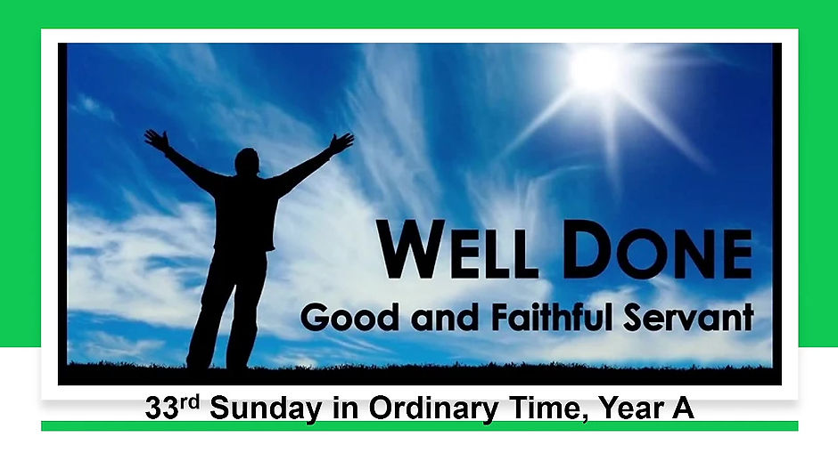 2023 33rd Sunday in Ordinary Time 18-19 November-St Brigid's-9am